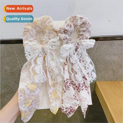 Fresh bow large intestine hair bheaddress flutter delicate l