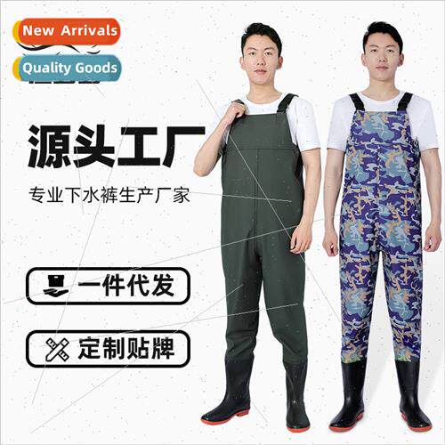 Full-body fishing su water pants water shoes onepcs half men