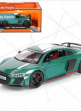 1:24 Audi R8v10 alloy sound light back to car model 6 places