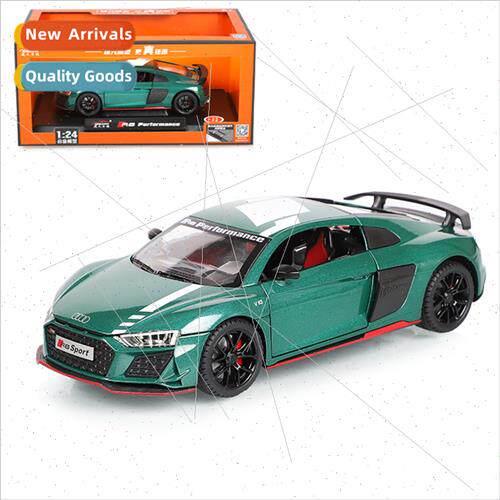1:24 Audi R8v10 alloy sound light back to car model 6 places