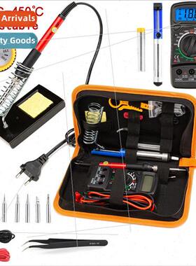 60W Adjustable soldering iron toolk multimeter set home cell