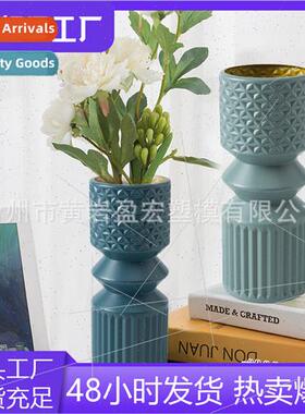 Plastic imation glaze vase living room flower arrangement si