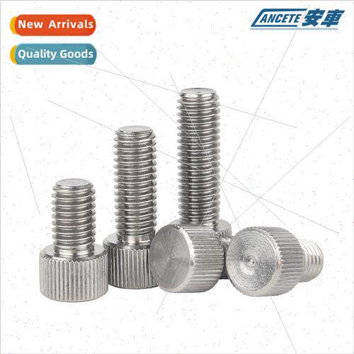 304 round hscrews single head knurled large head screws flat