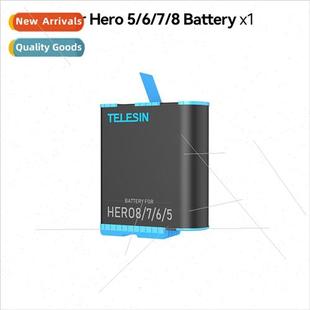 适用GOPRO hero8 7 6 5 battery full decoding 1220mAh capacity