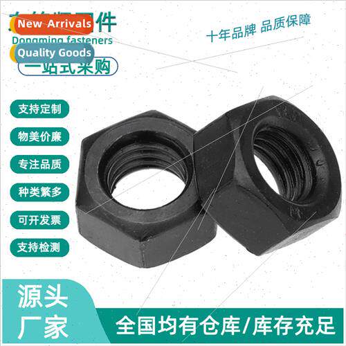 black nuts GB6170 black 8.8 grade hexagon nuts M2M2.5M3M4M5M