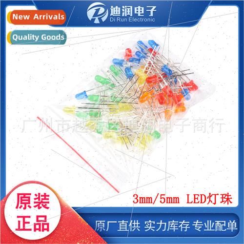 3 5mm Component Pack ght Emting Diode LED Beads Whe Red Blue