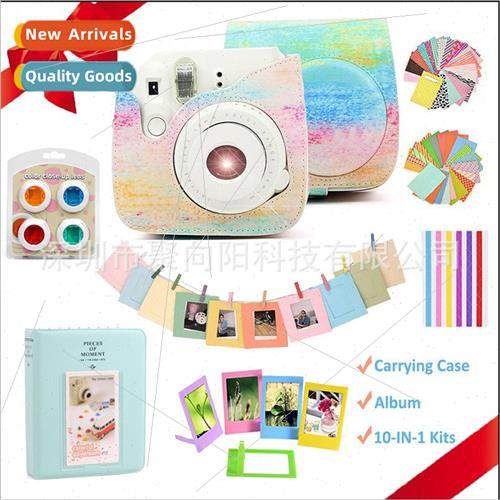 Polaroid camera mini9 8+8 oil color bag 10pcs album camera b