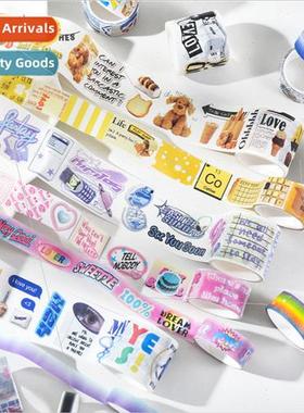 American vintage tape set Korea ins handbook diy priming mat