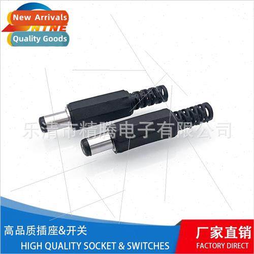 5.5*2.1*9 14 Male DC Plug 5.5x2.1/2.5mm Plugs 5521 Soldered