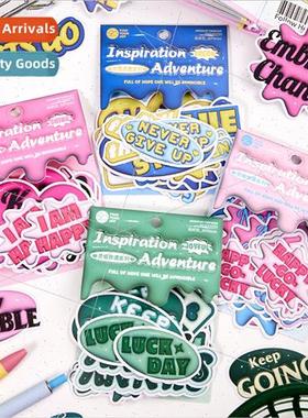 Square IslInspiration Adventure Sticker Pack Creative Englis