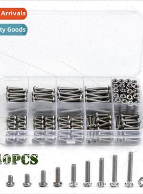 340pcs M3-20 hexagon socket head cap screws wh nuts stainles