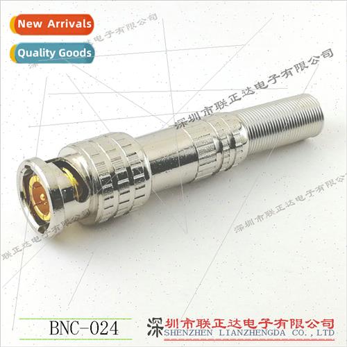Inner core gold-plated BNC plug RF coaxial cable connector Q