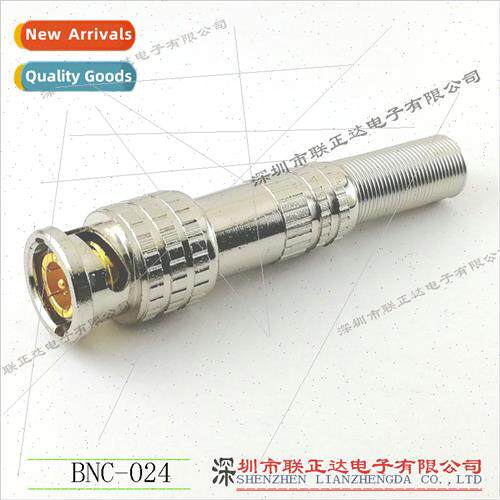 Inner core gold-plated BNC plug RF coaxial cable connector Q