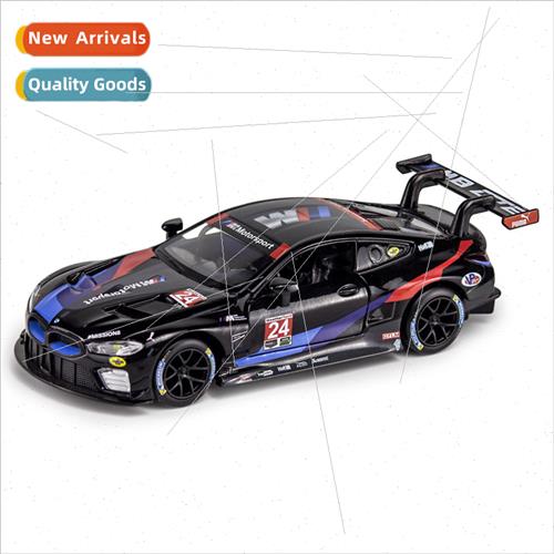 1 32 treasure M8 horse simulation alloy car model sound ligh