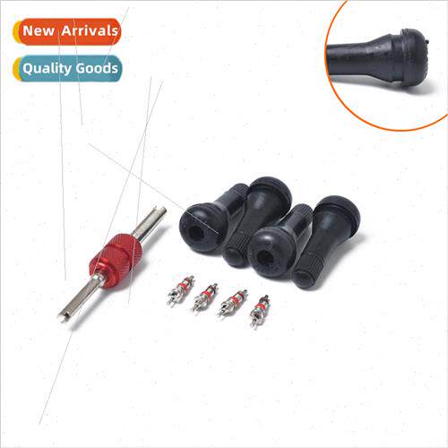 Car Tire 4 Valves TR413+4 Valve Cores Repair Tools Valve Rep