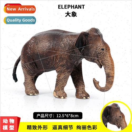 Children wildlife world elephant model toys zoo Asian elepha