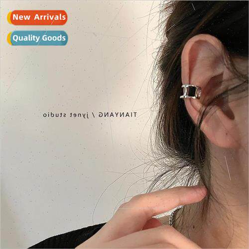 Diamond ear bone clip ear clip female whout ear hole earring