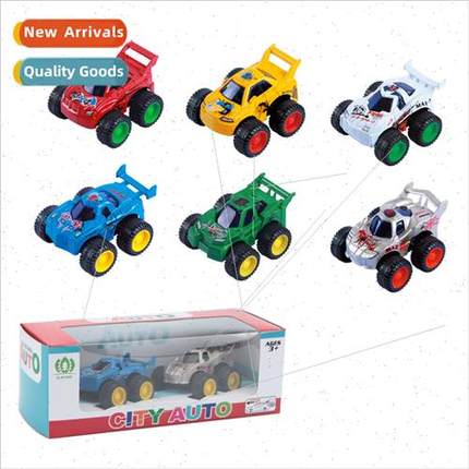 Toy cars 2 in 1 boxed alloy pull back model racing car 6 sma