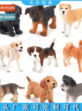 dog model solid static ornament hpuppet golden retriever pup