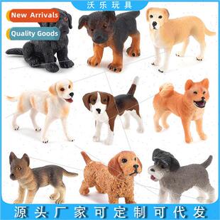 dog model solid static ornament hpuppet golden retriever pup