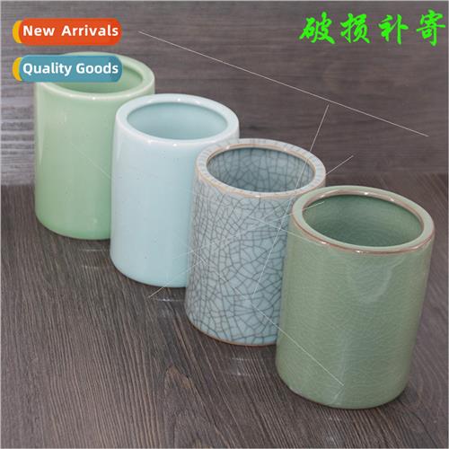 Longquan celadon creative pen holder ornament gifts office d