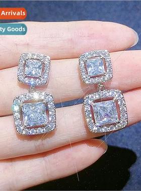 Hundred ins girl earrings accessories geometric earrings