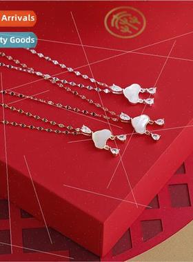 S925 lver Mori Fresh Shells Drip Clouds Necklace Women mple