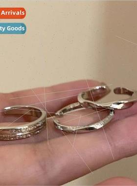 lver color pigment ring set three female ins tide simple ver