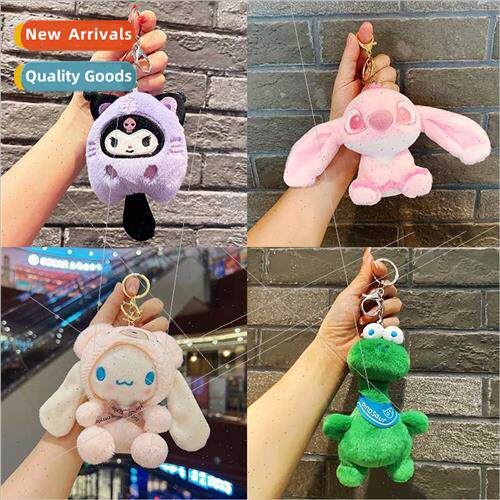 Cute Stch small doll couple bag pendant plush toys cloth dol