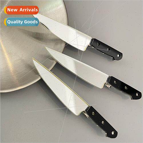 Fun creative simulation knife hairpin female side bangs brok