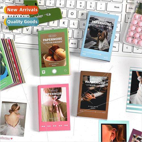 Three thousmiles moon bright stickers book Korea retro ins h