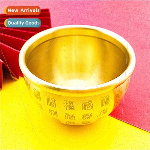 Hundred blessing jar living room office home pure copper orn