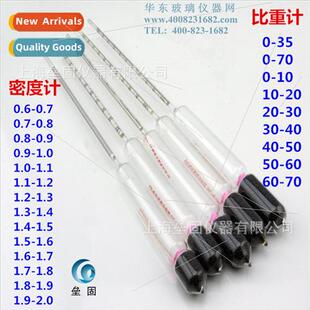 1.6-1.7 Glass Specific Gravy Densometer Glass Float Gauge Br
