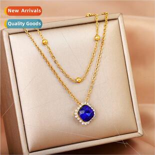 2023 Europe new diamonds gemstones gold beads double layer n