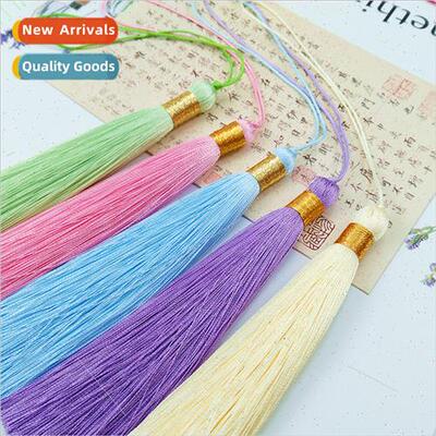 12cm tassel spikes around gold wire diy handmade bookmarks b