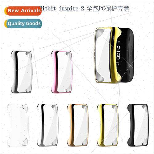 适用Fitbit inspire 2 protective case plating PC all-inclusiv