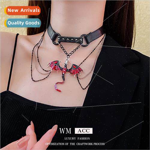 Europe diamonds floral pattern flying dragon metal leather n