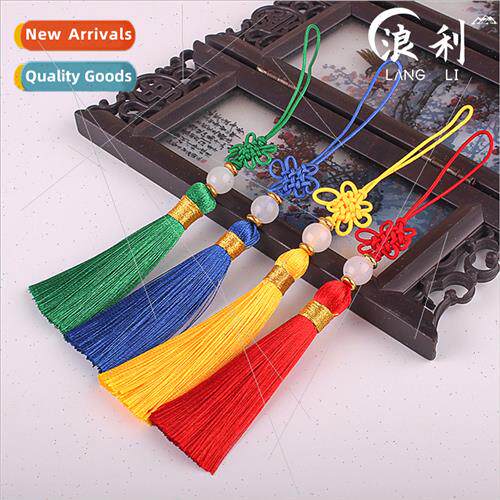 Small Chinese knot bookmark tassel cell phone charm ancient