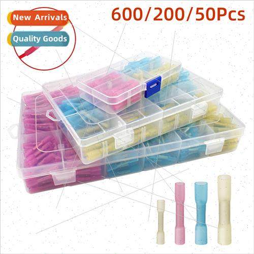 600 200PCS 50PCS Boxed Heat Shrink Medium Connection Termina