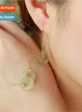 Ring Ring Double Ring Peaceful Clasp Pearl-proNecklace Women