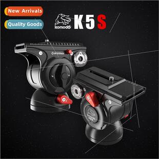 KOMODO K5S Hydraulic Head Tripod Monopod Sliding Grip
