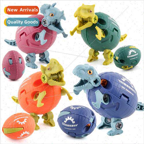 Screw Nut Transmation Dinosaur Egg Toys Fun Detachable Trice