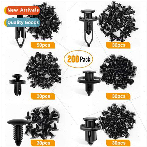 Bag 200pcs car snaps适用Ford Toyota GM bumper fender liner f