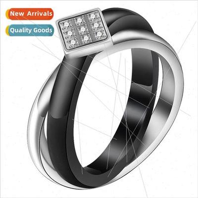 Europe mple 7MM Quadrilateral Zirconia Tanium Steel Cross Bl