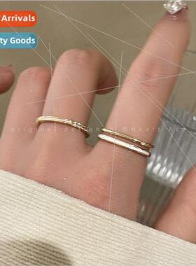 Vegan Circle Zirconia Ring Women che Fashion Open Finger Rin