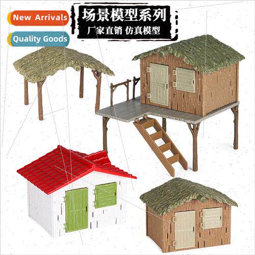 simulation animal farm thatched cottage can be disassembled