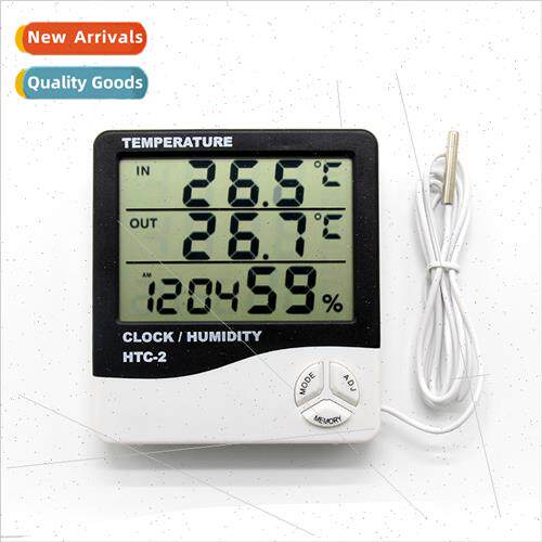 HTC-2 large screen thermometer indoor outdoor digal display