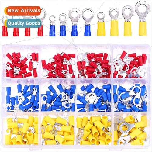 240pcs Boxed Cold Pressed Terminals Quick Disconnect Wire In