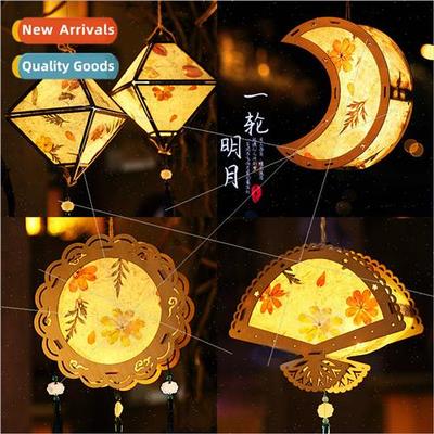 handmade small lanterns ancient flower grass paper lanterns