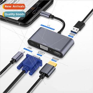 Type-C to HDMI VGA PD 5-in-1 Docking USB3.1 HUB Hub HD Dock